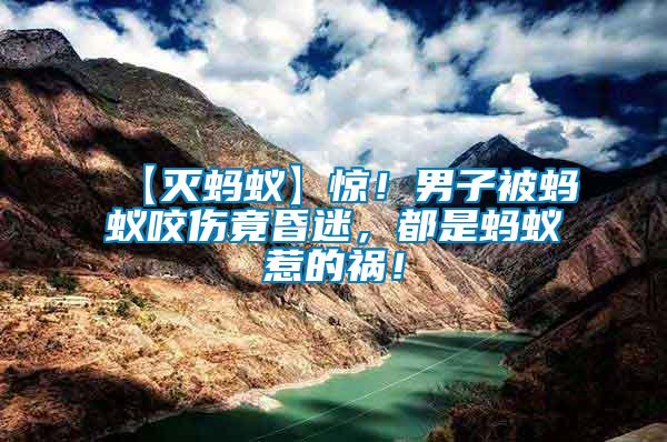 【滅螞蟻】驚！男子被螞蟻咬傷竟昏迷，都是螞蟻惹的禍！