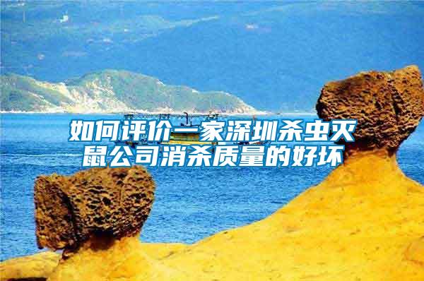 如何評價(jià)一家深圳殺蟲滅鼠公司消殺質(zhì)量的好壞