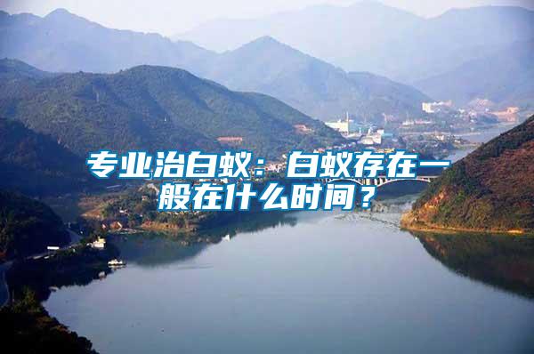 專業治白蟻：白蟻存在一般在什么時間？