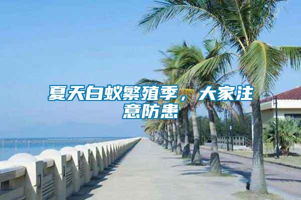 夏天白蟻繁殖季，大家注意防患