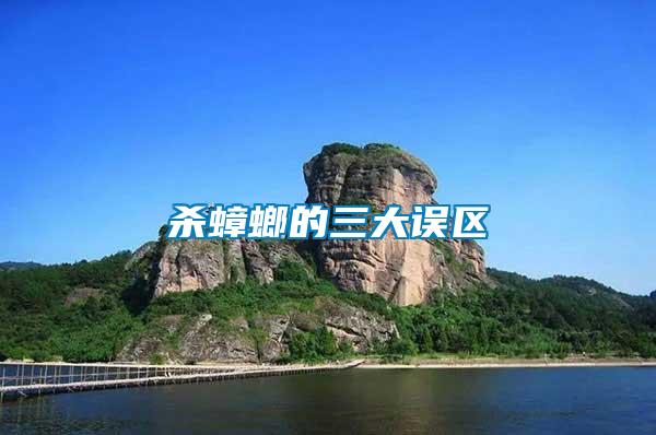 殺蟑螂的三大誤區