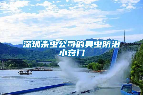 深圳殺蟲(chóng)公司的臭蟲(chóng)防治小竅門
