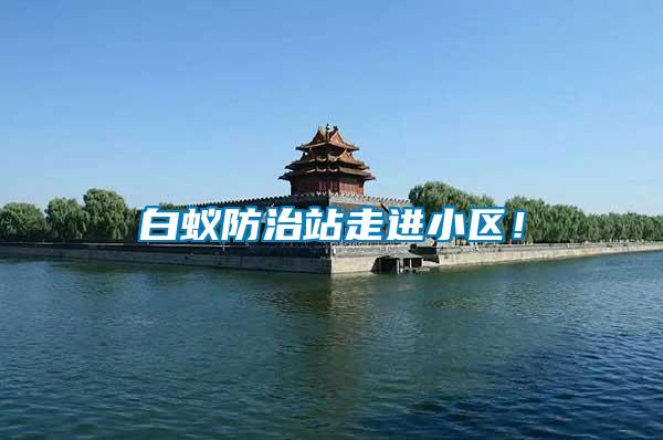 白蟻防治站走進小區！