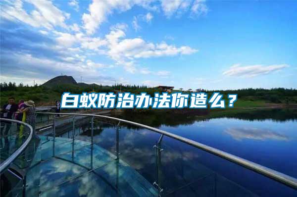 白蟻防治辦法你造么？