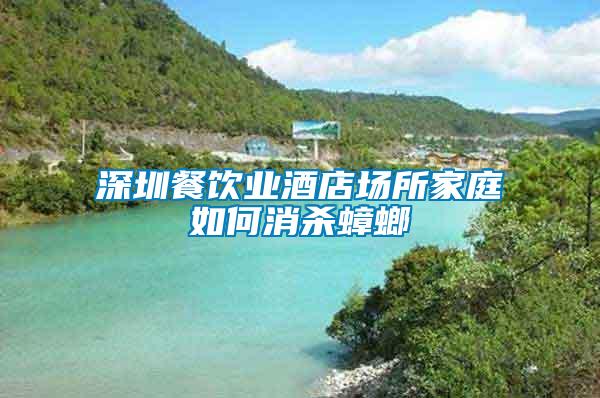 深圳餐飲業酒店場所家庭如何消殺蟑螂