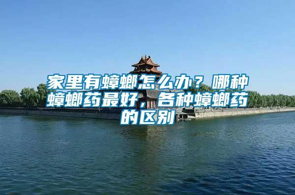 家里有蟑螂怎么辦？哪種蟑螂藥最好，各種蟑螂藥的區(qū)別