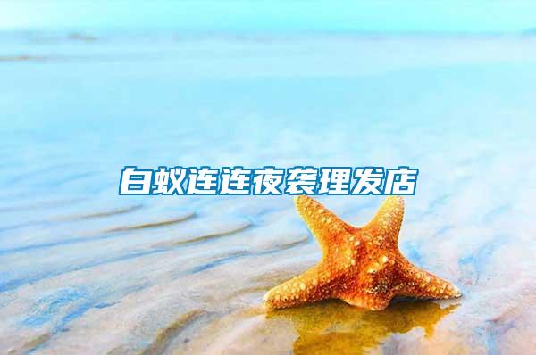 白蟻連連夜襲理發店
