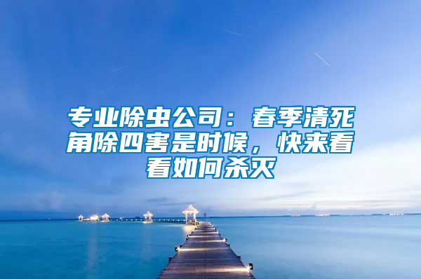 專業(yè)除蟲(chóng)公司：春季清死角除四害是時(shí)候，快來(lái)看看如何殺滅