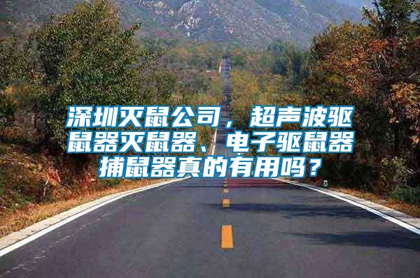 深圳滅鼠公司，超聲波驅鼠器滅鼠器、電子驅鼠器捕鼠器真的有用嗎？