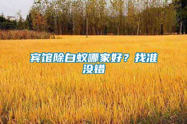 賓館除白蟻哪家好？找準(zhǔn)沒錯