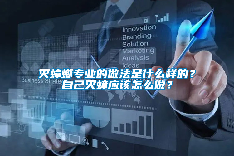 滅蟑螂專業(yè)的做法是什么樣的？自己滅蟑應(yīng)該怎么做？